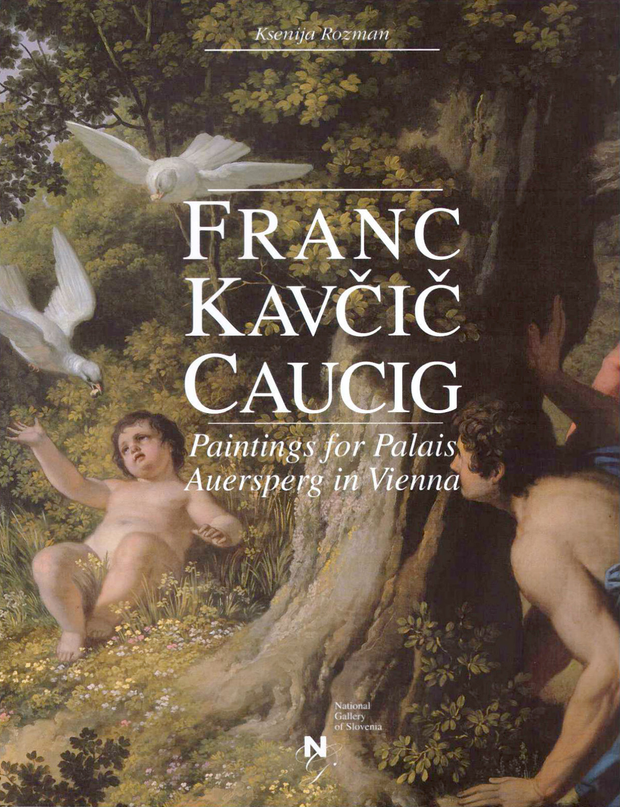 Franc Kavčič, Caucig: Paintings for Palais Auersperg in Vienna