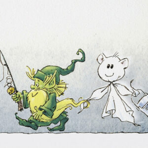 Magnet (Kostja Gatnik, Ribiča (detajl ilustracije), 2002)