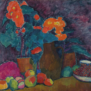 Magnet (Alexej von Jawlensky, Cvetje, sadje in vrč, 1909)