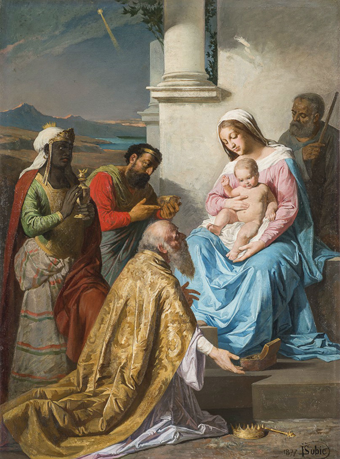 Magnet (Janez Šubic, Poklon sv. Treh kraljev, 1877)