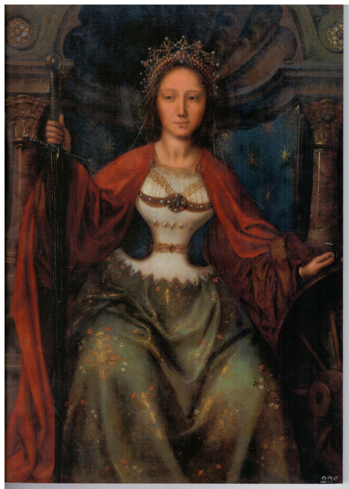 Magnet (Quentin Massys, Sv. Katarina Aleksandrijska)