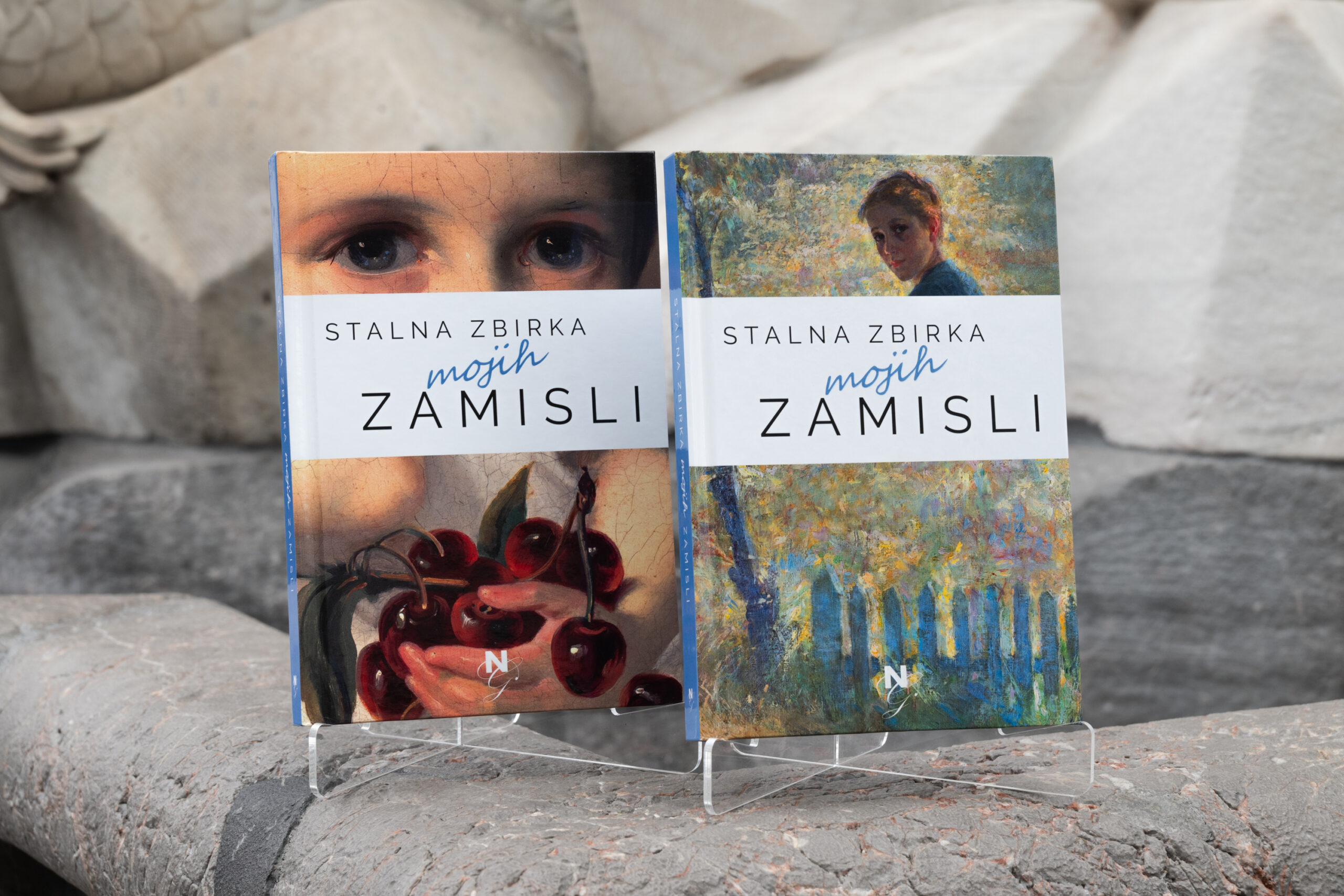 Zvezek s trdimi platnicami Stalna zbirka mojih zamisli (Mihael Stroj, Luiza Pesjak, 1835)
