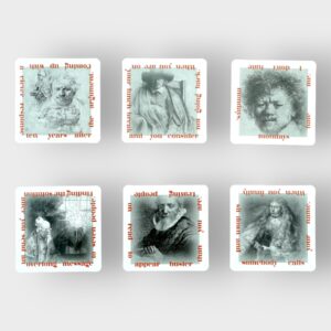 Set podstavkov za kozarce, Rembrandt