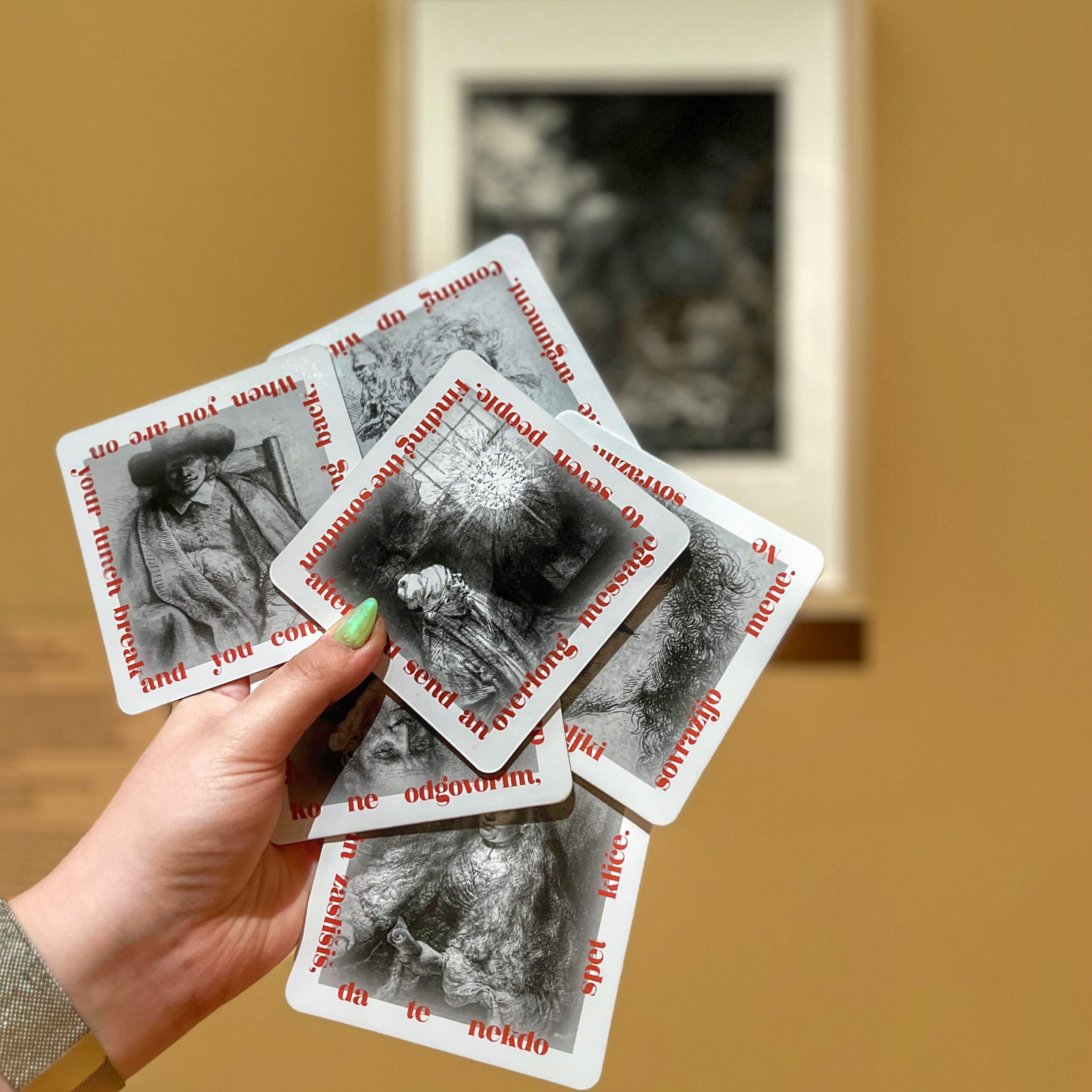 Set podstavkov za kozarce, Rembrandt - Image 3